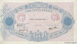 500 Francs BLEU ET ROSE modifié FRANCE  1939 F.31.48 TB+