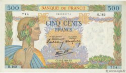 500 Francs LA PAIX FRANCE  1940 F.32.02