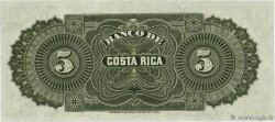 5 Pesos Non émis COSTA RICA  1899 PS.163r NEUF