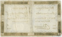 125 Livres FRANKREICH  1793 Ass.44a SS