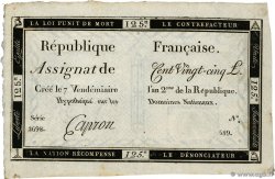 125 Livres FRANCE  1793 Ass.44a SUP