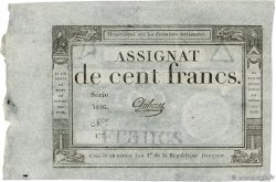 100 Francs FRANKREICH  1795 Ass.48a