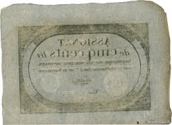 500 Livres  FRANKREICH  1794 Ass.47a fST