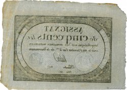 500 Livres  FRANCE  1794 Ass.47a SUP