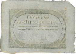 500 Livres  FRANCE  1794 Ass.47a XF