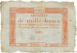 1000 Francs FRANCE  1795 Ass.50a