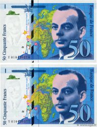 50 Francs SAINT-EXUPÉRY modifié Consécutifs FRANCE  1994 F.73.01b NEUF