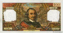 100 Francs CORNEILLE FRANCIA  1965 F.65.08 q.FDC