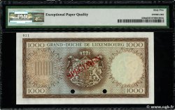 1000 Francs Spécimen LUXEMBOURG  1982 P.52Bs UNC