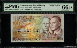100 Francs Spécimen LUXEMBOURG  1981 P.14As