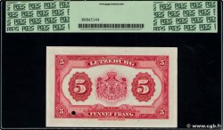 5 Francs Spécimen LUXEMBURG  1944 P.43s fST