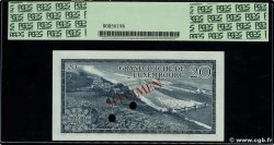 20 Francs Spécimen LUSSEMBURGO  1966 P.54s q.FDC