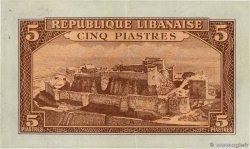 5 Piastres LIBAN  1950 P.046 TTB