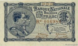 1 Franc BELGIQUE  1920 P.092 TTB+