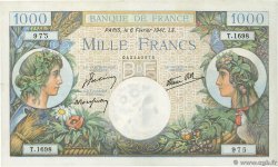 1000 Francs COMMERCE ET INDUSTRIE FRANCE  1941 F.39.04 pr.SUP