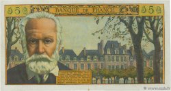 5 Nouveaux Francs VICTOR HUGO FRANCE  1961 F.56.06 VF+