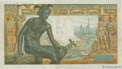 1000 Francs DÉESSE DÉMÉTER FRANKREICH  1942 F.40.01 SS
