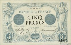 5 Francs NOIR FRANCE  1873 F.01.15 XF+