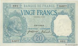 20 Francs BAYARD FRANKREICH  1919 F.11.04 VZ