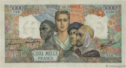 5000 Francs EMPIRE FRANÇAIS FRANKREICH  1944 F.47.07