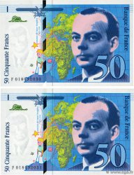 50 Francs SAINT-EXUPÉRY modifié Consécutifs FRANCE  1994 F.73.01b pr.NEUF