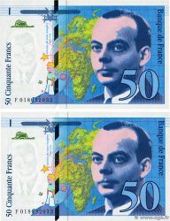 50 Francs SAINT-EXUPÉRY modifié Consécutifs FRANKREICH  1994 F.73.01b