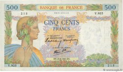 500 Francs LA PAIX FRANCE  1940 F.32.06