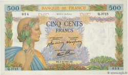 500 Francs LA PAIX FRANCE  1941 F.32.22