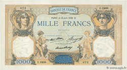 1000 Francs CÉRÈS ET MERCURE FRANCE  1936 F.37.09 XF-