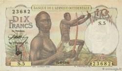 10 Francs AFRIQUE OCCIDENTALE FRANÇAISE (1895-1958)  1946 P.37 SPL