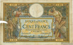 100 Francs LUC OLIVIER MERSON avec LOM FRANKREICH  1908 F.22.01 fS