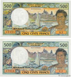 500 Francs Lot NOUVELLE CALÉDONIE  1990 P.60e UNC-