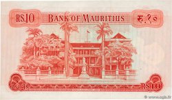 10 Rupees MAURITIUS  1967 P.31c AU-