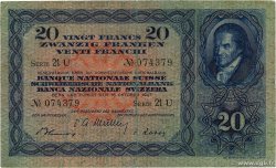 20 Francs SUISSE  1947 P.39p