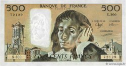 500 Francs PASCAL FRANCE  1989 F.71.41