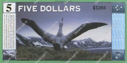 5 Dollars ANTARCTIQUE  2001 P.- FDC