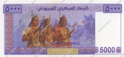 5000 Francs YIBUTI  2002 P.44 FDC