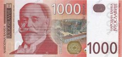 1000 Dinara YUGOSLAVIA  2001 P.158 FDC