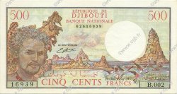500 Francs DJIBOUTI  1988 P.36b XF+