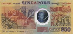 50 Dollars SINGAPORE  1990 P.31 UNC