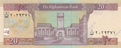 20 Afghanis AFGHANISTAN  2002 P.068 FDC
