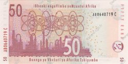 50 Rand SUDÁFRICA  2005 P.130a FDC