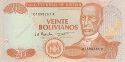 20 Bolivianos BOLIVIEN  1997 P.205c fST+