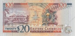 20 Dollars CARIBBEAN   1994 P.33g UNC