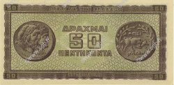 50 Drachmes GREECE  1943 P.121a UNC
