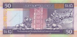 50 Dollars HONG KONG  2000 P.202d AU