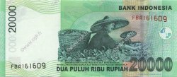 20000 Rupiah INDONESIA  2006 P.144c UNC