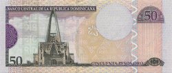 50 Pesos Oro RÉPUBLIQUE DOMINICAINE  2004 P.170d FDC