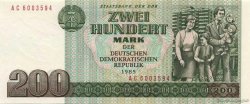 200 Mark GERMAN DEMOCRATIC REPUBLIC  1985 P.32 UNC