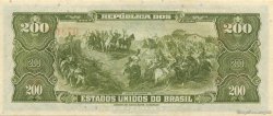 200 Cruzeiros BRAZIL  1961 P.171a UNC